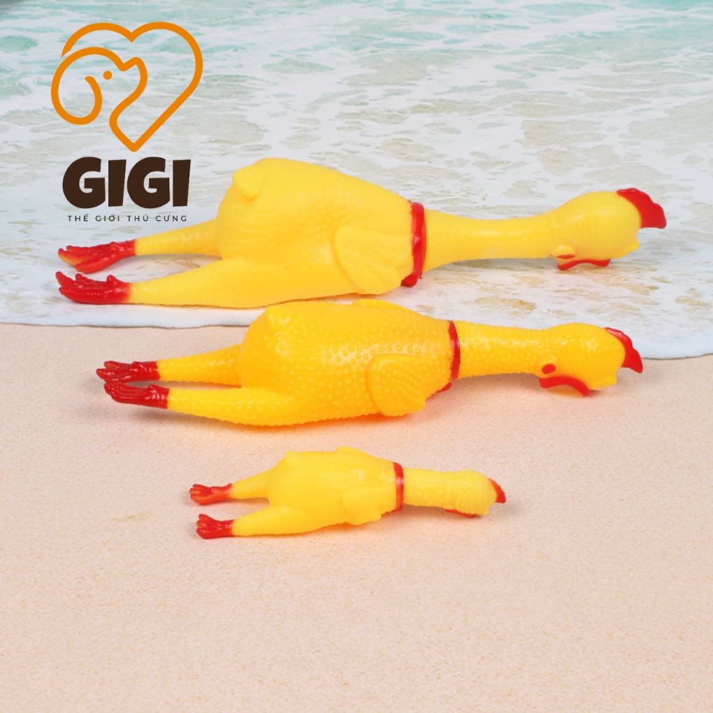 Gà la hét đồ chơi thú cưng phát ra âm thanh cho chó mèo dễ thương cute - GiGi Pet Shop