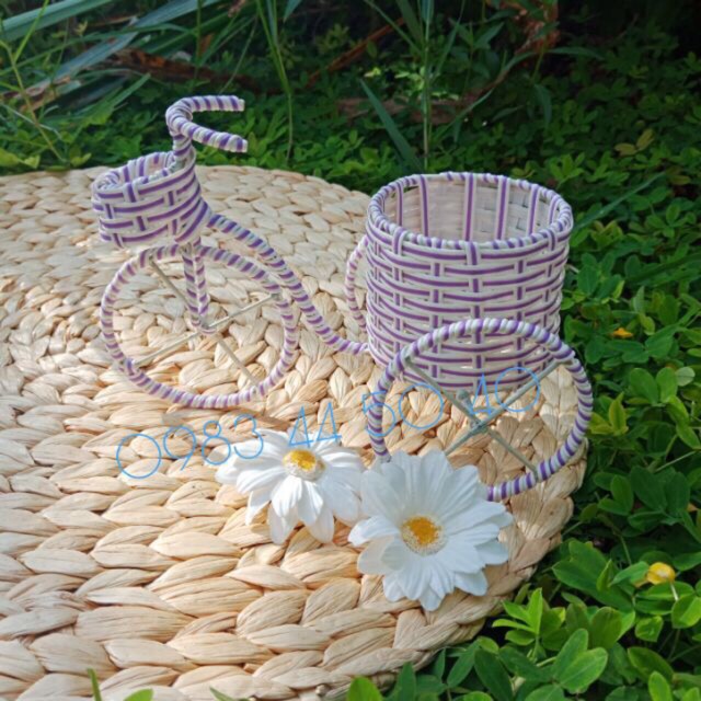 Xe đạp trang trí hoa