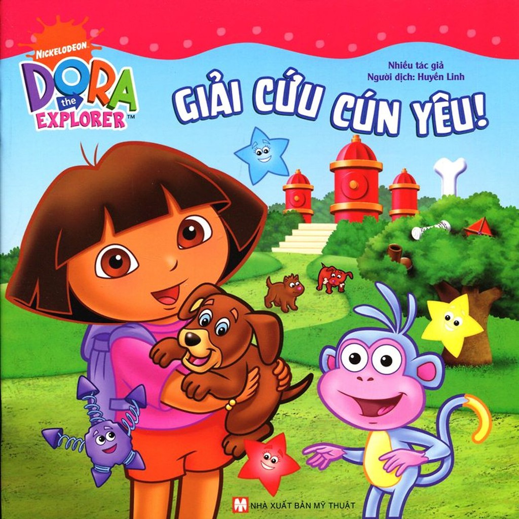 Sách - Dora The Explorer - Giải Cứu Cún Yêu