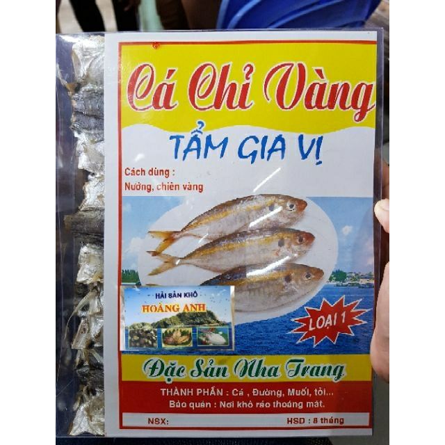 Cá chỉ vàng khô 500g