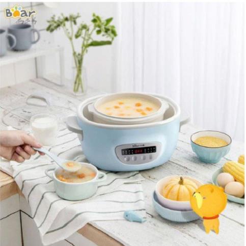 Nồi Nấu Cháo Chưng Yến Bear 2,5L NINH- HẦM- HẤP Đa Năng Giữ Trọn Chất Dinh Dưỡng Với Nguyên Lý Cách Thủy Sube003