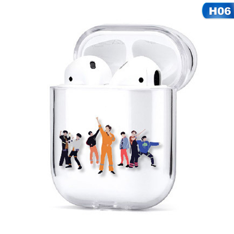 Vỏ Bảo Vệ Hộp Sạc Tai Nghe Airpods Họa Tiết Nhóm Nhạc Kpop Bts 2020