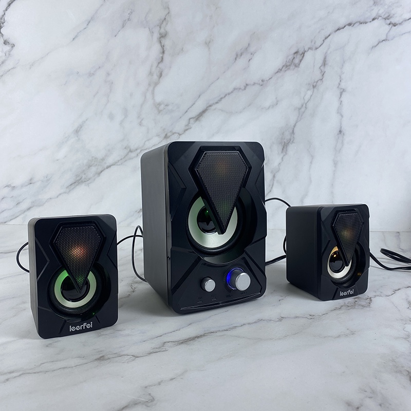 Loa máy tính để bàn mini LED cây bass mạnh loa vi tính cây pc MOCADO L1307