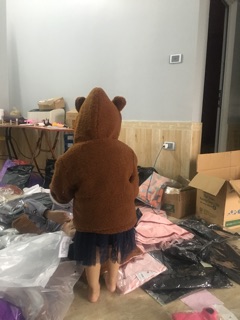 Áo khoác gấu lông cừu