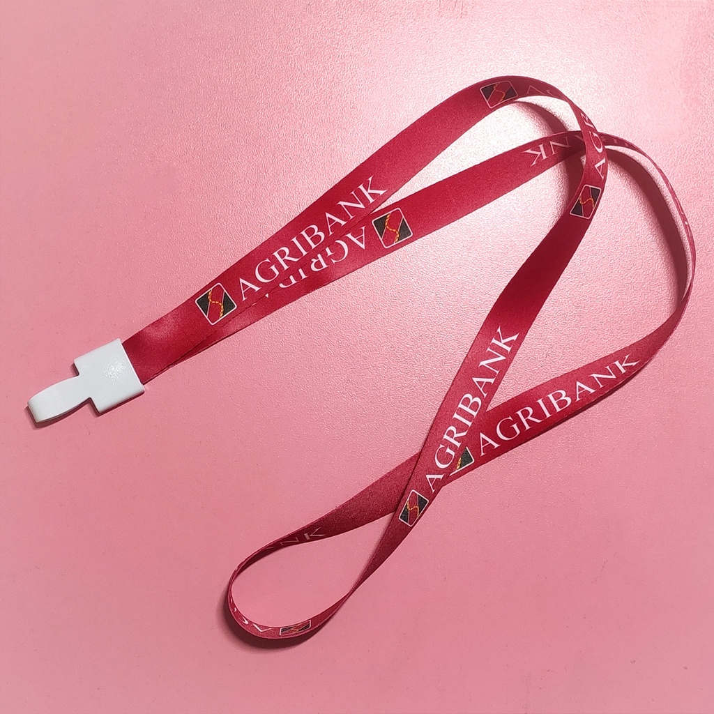 Combo 10 Dây đeo thẻ in logo, nội dung theo yêu cầu.