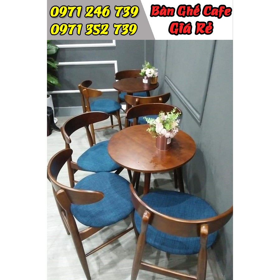 Bàn ghế gỗ cafe thanh lý giá rẻ