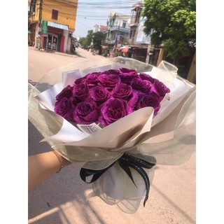 Bó Hoa Nhũ tím 15 Bông