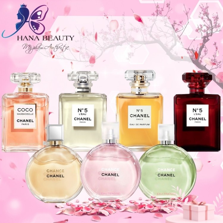Nước Hoa Chanel Coco Mademoisell EDP 100ml, Chanel Chance Eau Tendre, Nước Hoa Nữ Chính Hãng