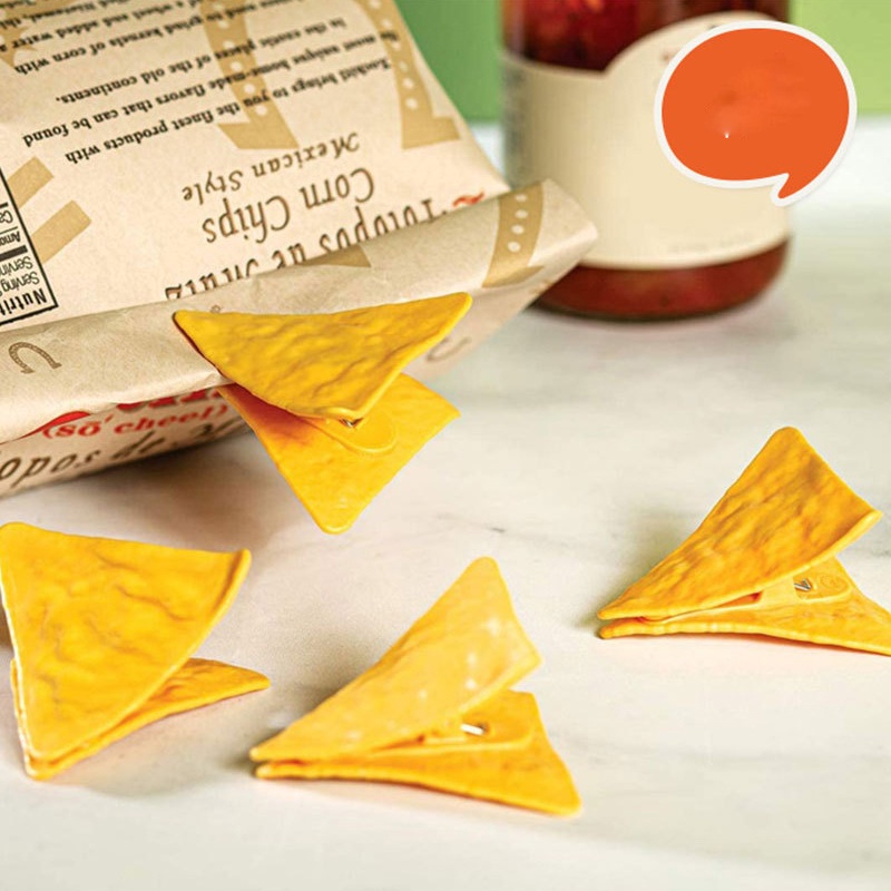 Kẹp Bịt Kín Túi Đựng Đồ Ăn Vặt Hình Bánh Snack Sáng Tạo Dễ Thương