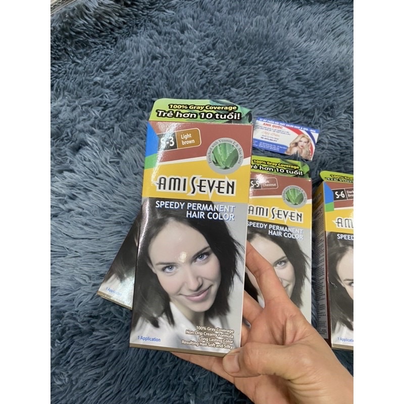 Màu nhuộm phủ bạc AMISEVEN