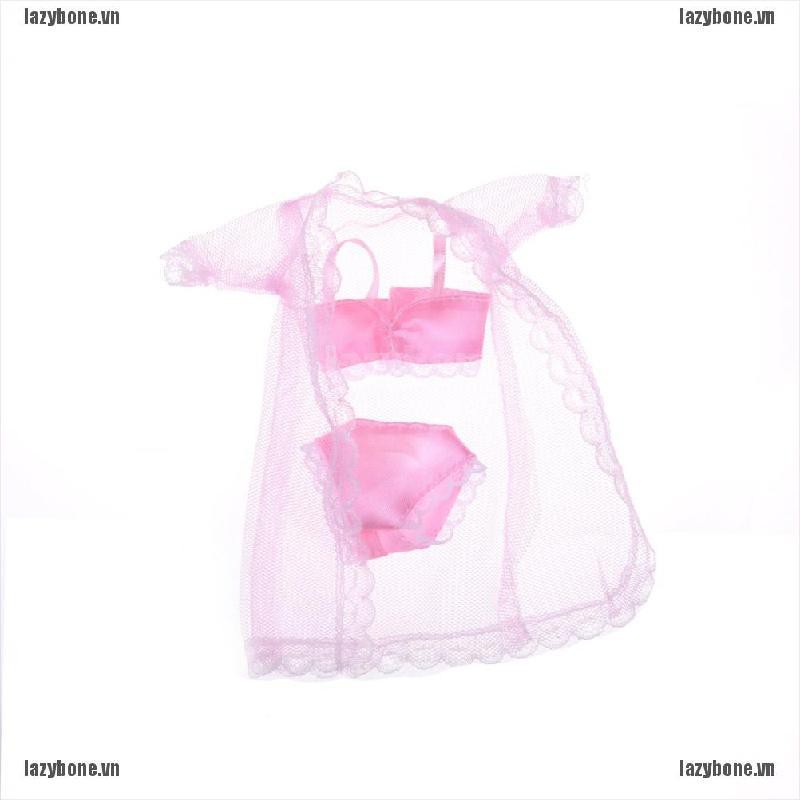 Bộ Đồ Ngủ Ren 3 Món Cho Nữ