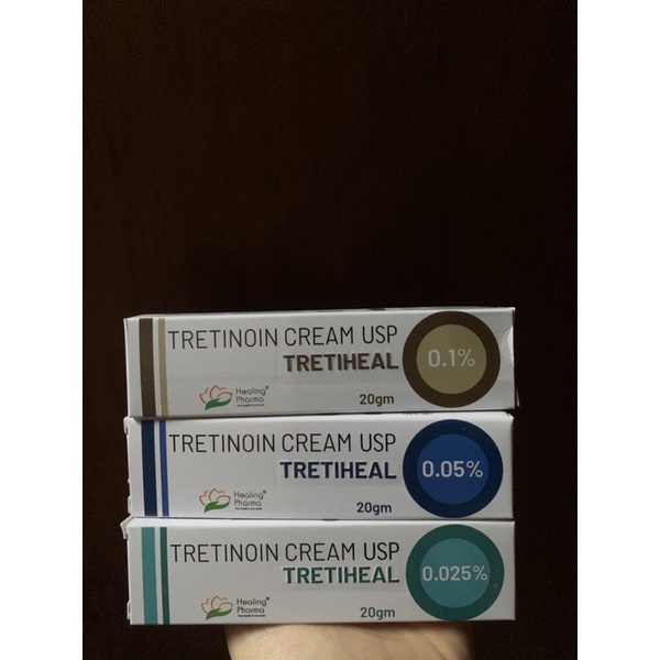 TRETIHEAL - Tretinoin Cream USP Kem giảm mụn, chống lão hóa 20gam