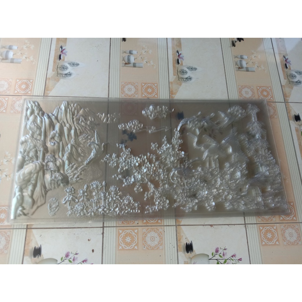 Khuôn tranh Hạc du xuân