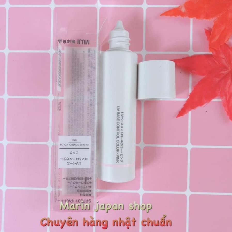 (SALE 350K) Kem Lót Chống Nắng Muji Control Color SPF 50 có 3 màu hồng, xanh , vàng Nhật Bản