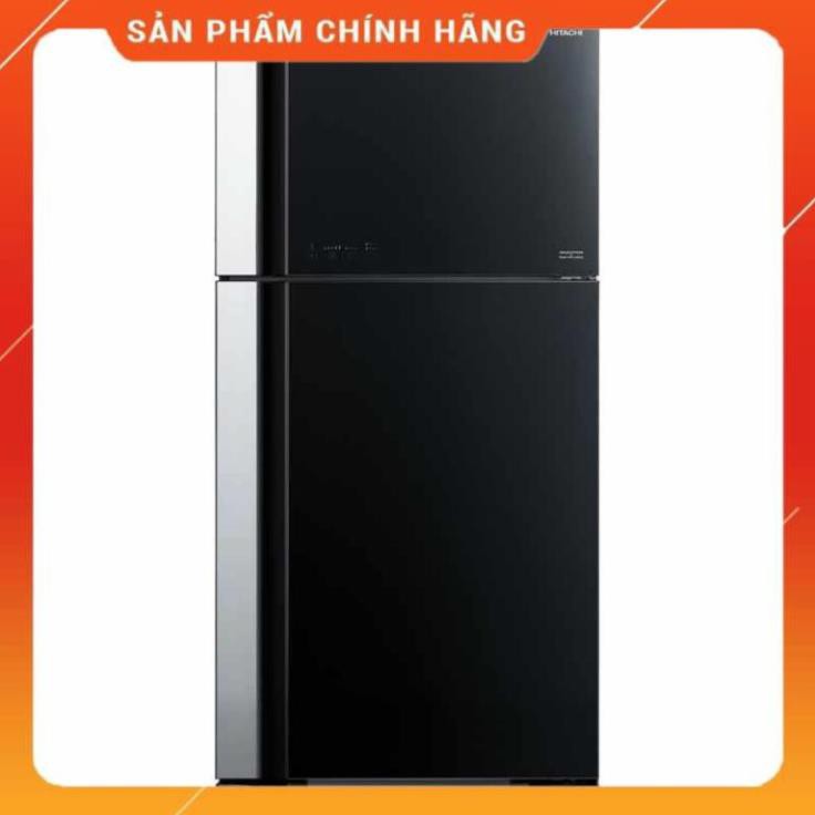 [ FREE SHIP KHU VỰC HÀ NỘI ] Tủ lạnh Hitachi 2 cửa màu đen đá tự động R-FG690PGV7X(GBK) BM