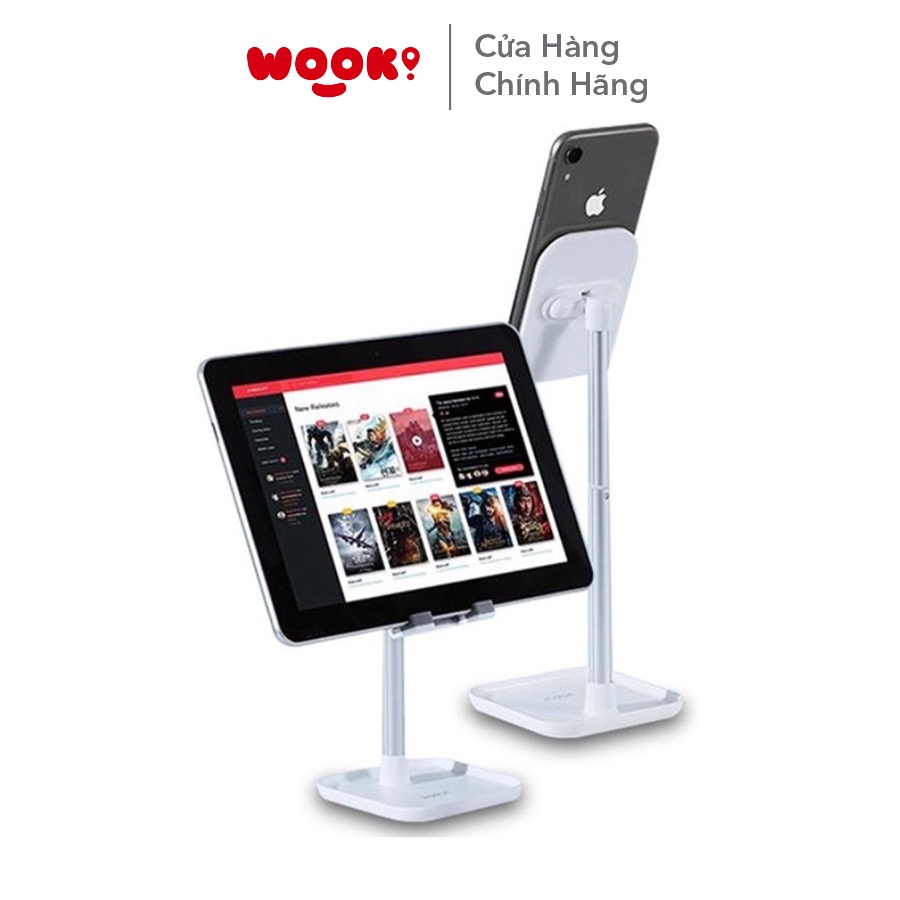 Giá Đỡ Điện Thoại Máy Tính Bảng ROBOT RT-US04 Hợp Kim Nhôm Cao Cấp Đế Vững Chắc Kiểu Dáng Nhỏ Gọn Hàng Chính Hãng