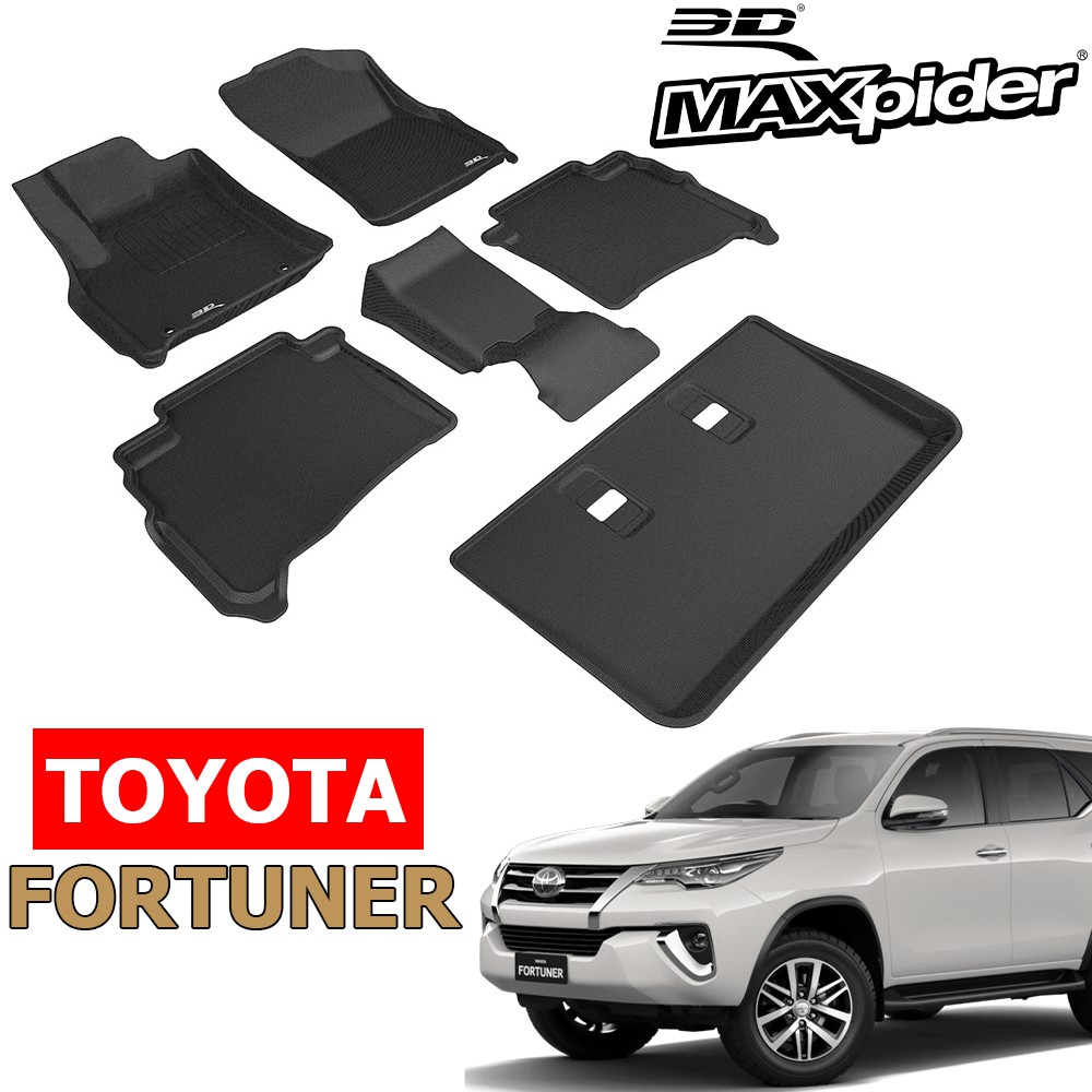 Thảm Lót Sàn TOYOTA FORTUNER chính hãng 3D MAXpider KAGU