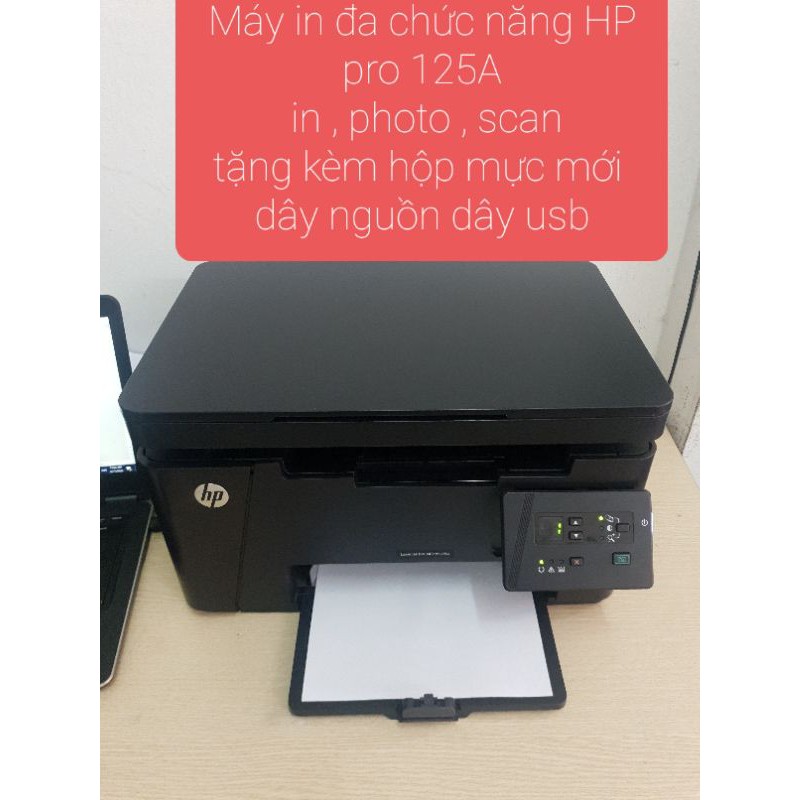 Máy in đa chức năng HP laserjet Pro M125A . in , photo , scan