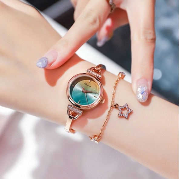 Đồng Hồ Nữ dây rút kèm lắc điệu đà sang trọng hàng chính hãng