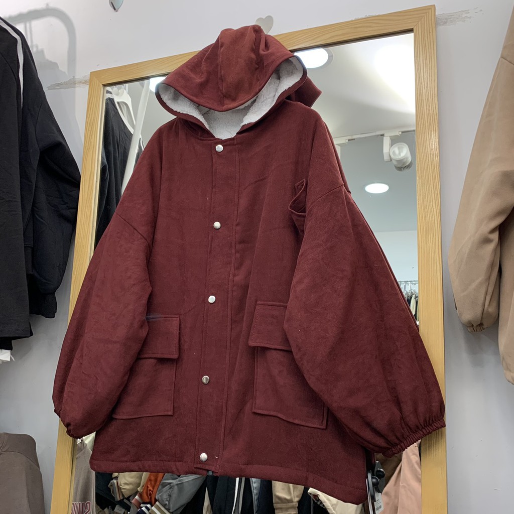 2101102 ÁO KHOÁC NHUNG LÓT BÔNG | BigBuy360 - bigbuy360.vn