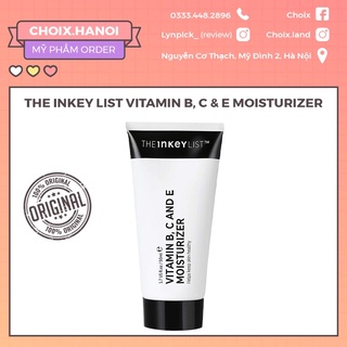 Kem Dưỡng Ẩm 3 trong 1 Vitamin B, C, E The Inkey List
