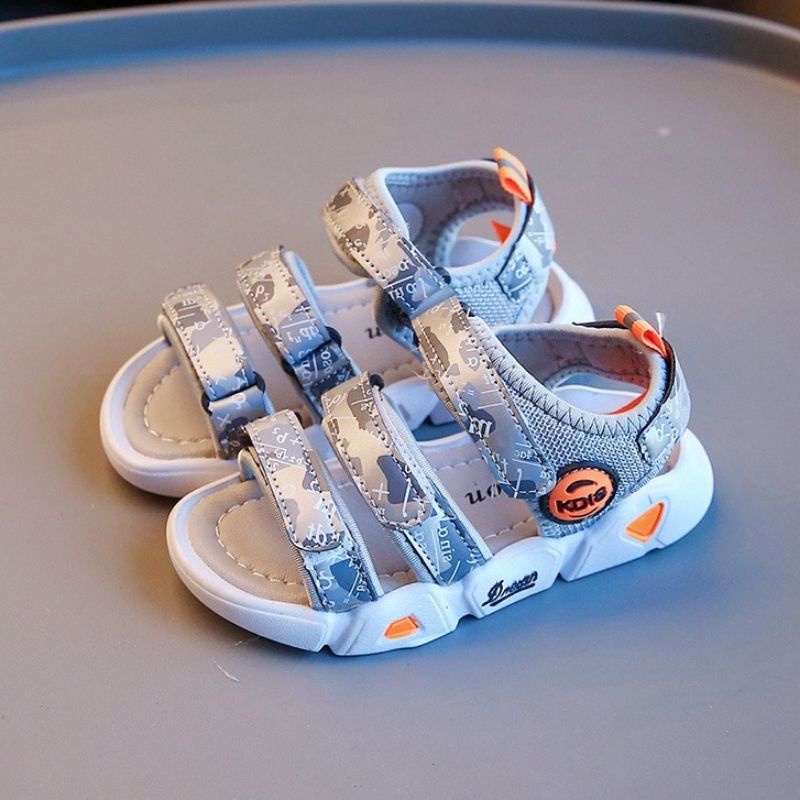 Dép sandal thể thao cho bé trai 2-7 tuổi siêu nhẹ quai ngang đế êm chống trượt thời trang