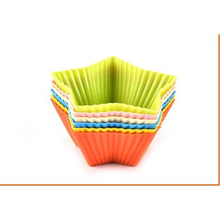Cup silicon hình sao