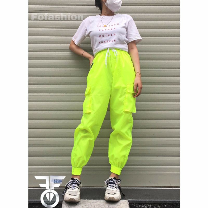 Quần Jogger Vải Dù Màu DẠ QUANG ( HÀNG ĐỘC QUYỀN )