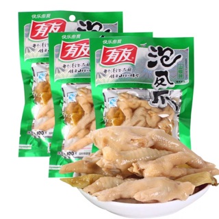 Chân gà cay yuyu gói 100g Hàng có sẵn