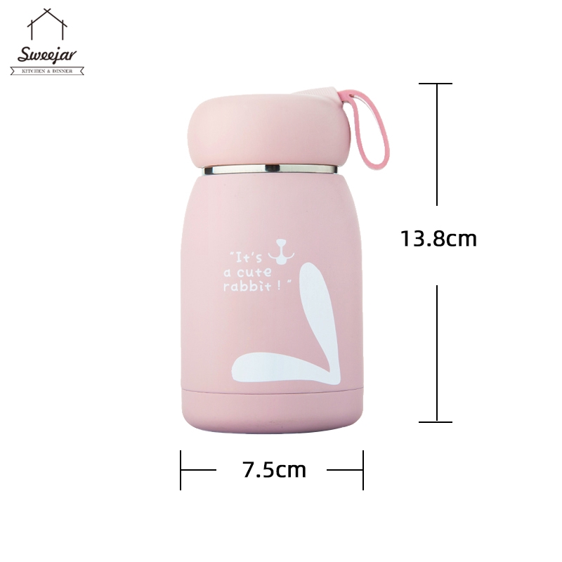 Bình Nước Giữ Nhiệt Bằng Thép Không Gỉ 304 Thiết Kế Dễ Thương