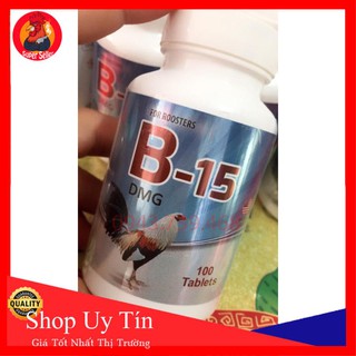 B15 hộp 100 viên dinh dưỡng cho gà đá dẻo dai bo lớn