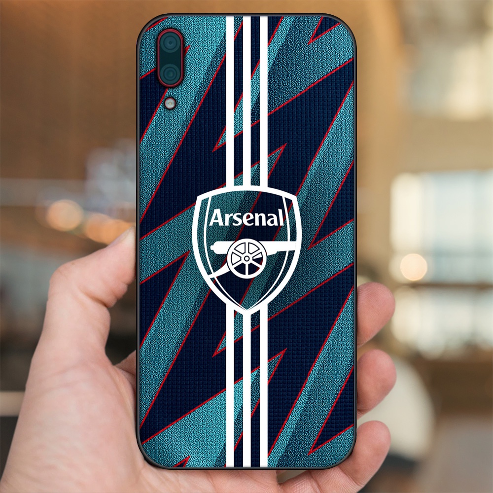 Ốp lưng Huawei Y7 Pro 2019 viền đen in hình Arsenal FC