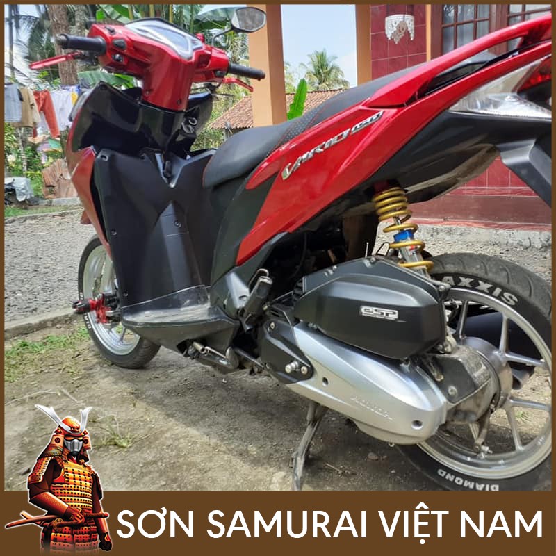 Màu Đỏ Sáng Sơn Samurai - Combo Màu Đỏ S138 Sơn Xịt Samurai