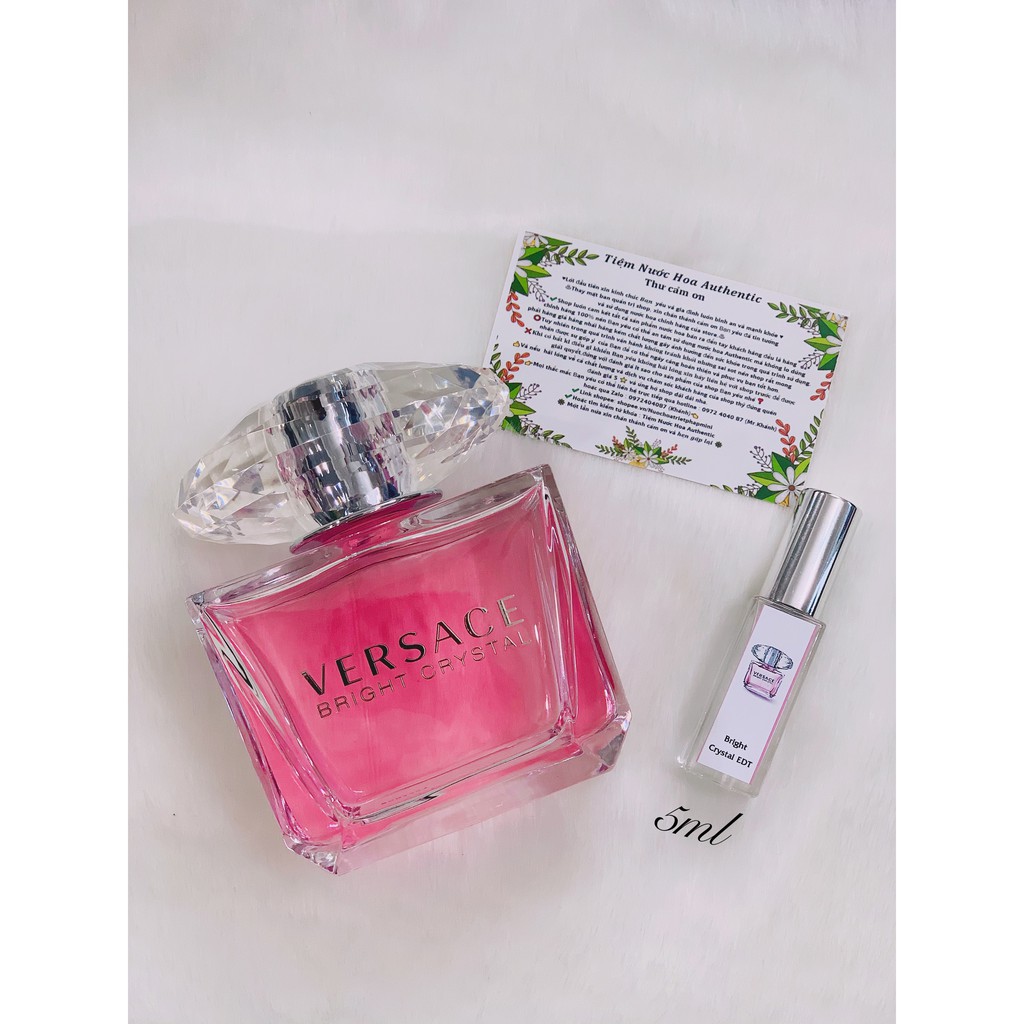 [Mã COS2704 giảm 8% đơn 250K] [Chính Hãng] Nước Hoa Nữ Mini 𝐕𝐞𝐫𝐬𝐚𝐜𝐞 𝐁𝐫𝐢𝐠𝐡𝐭 𝐂𝐫𝐲𝐬𝐭𝐚𝐥 | BigBuy360 - bigbuy360.vn