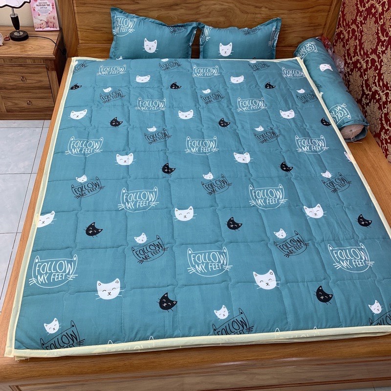 Tấm Trải Đệm Topper Nệm Trải Giường Trải Sàn Siêu Mỏng Cho Cả 4 Mùa Chiếu Trải Đa Năng (được chọn mẫu)