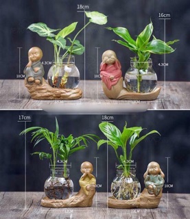 Set tượng trồng cây thuỷ sinh