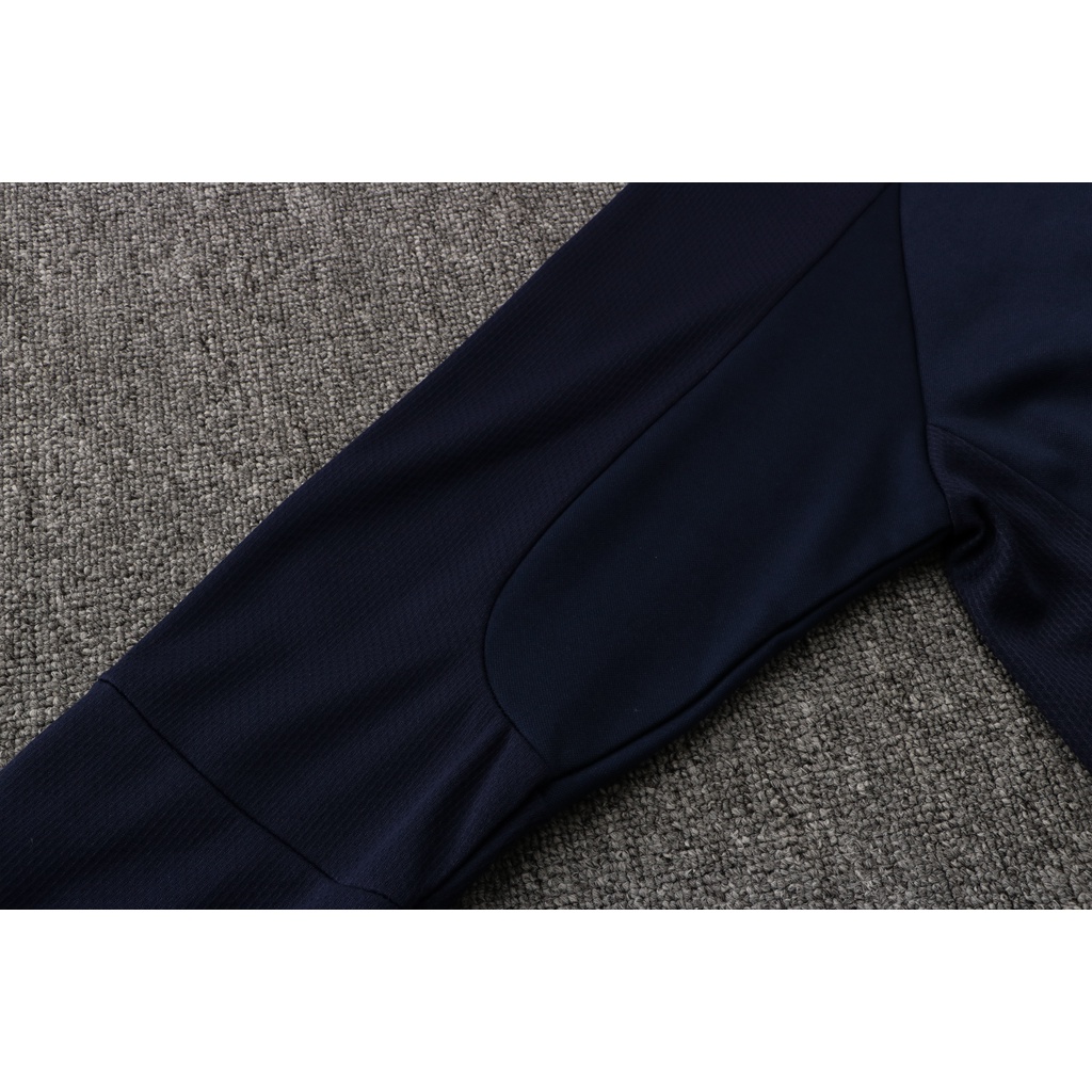 Áo Khoác Bóng Đá Có Mũ Trùm Phối Khóa Kéo Dài Thời Trang Mùa Đông 2122 Dành Cho Nam S ~ XXL