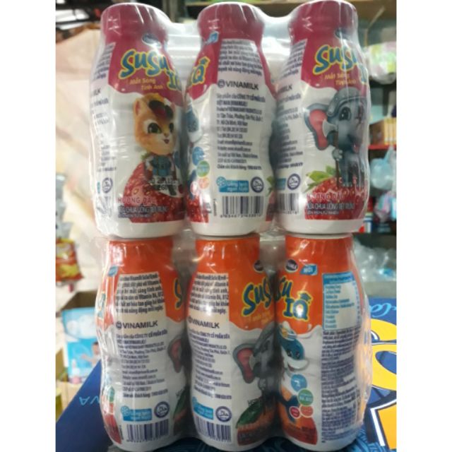 Sữa chua SUSU lốc 6 chai × 80ml