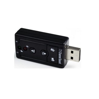 USB cho ra Sound Âm thanh 7.1 cực hay bổ trợ cho tai nghe khi Laptop không có hoặc 1 cổng AUX