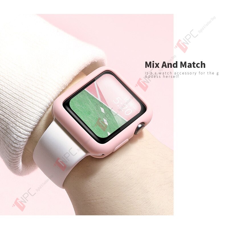 Ốp Bảo Vệ Đồng Hồ APW Color Candy Series 6/SE/5/4/3/2/1 38mm 42mm 40mm 44mm Chống Trầy Sước Va Đập