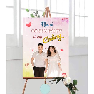 Bảng cưới, bảng chào, bảng đón khách để cổng cưới, đám cưới
