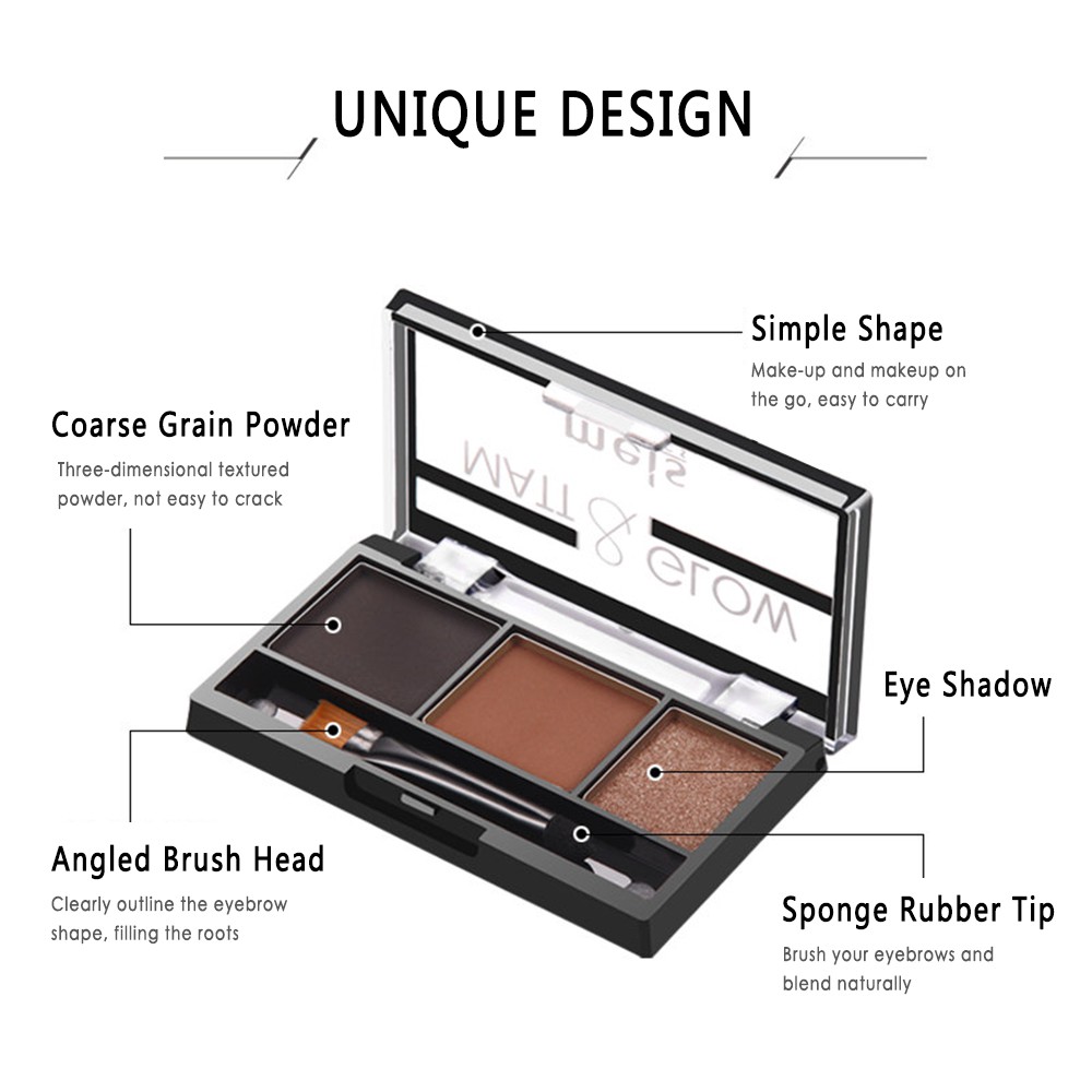 (Hàng Mới Về) Phấn Trang Điểm Lông Mày Chống Nước Chống Mồ Hôi Lâu Trôi Tự Nhiên | BigBuy360 - bigbuy360.vn