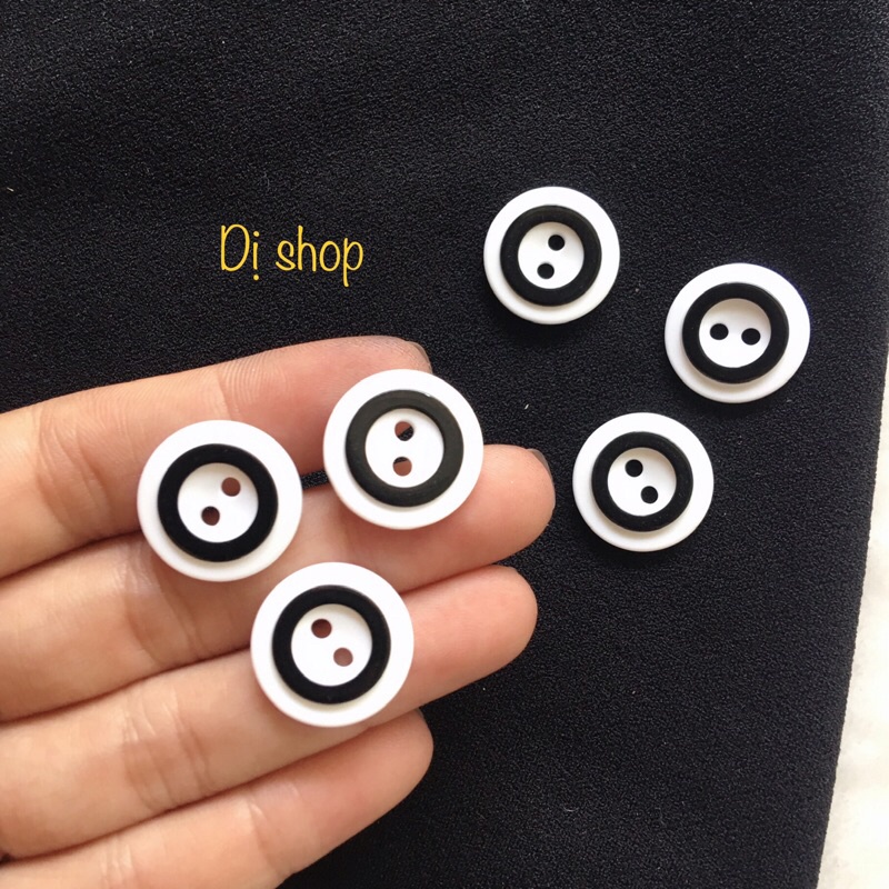 set 10 NÚT ÁO VEST NHỰA NHIỀU SIZE
