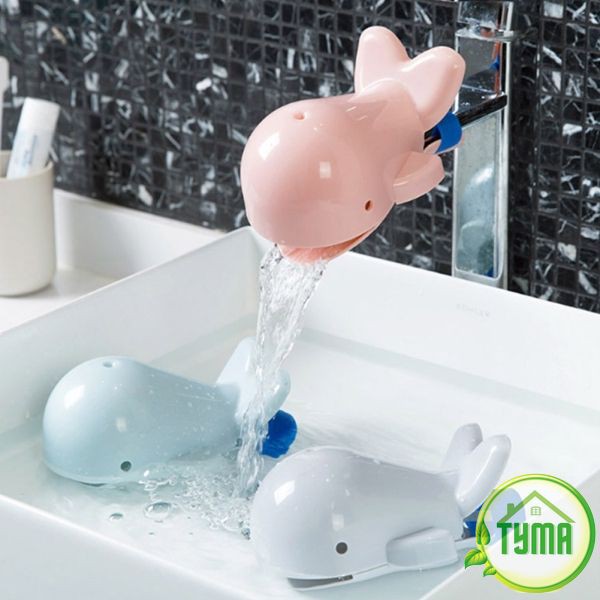 Vòi nước trang trí gắn lavabo nối dài vòi giúp bé rửa tay dễ dàng, thuận tiện GD_VN