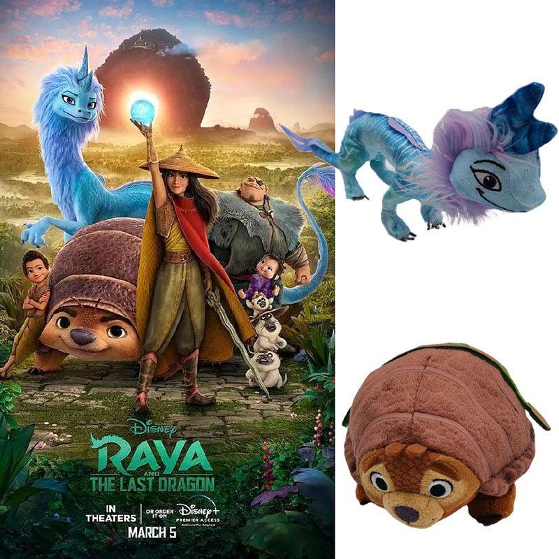 Đồ chơi nhồi bông Hình Nhân Vật RAYA Last Dragon SISU 17.7 &quot;