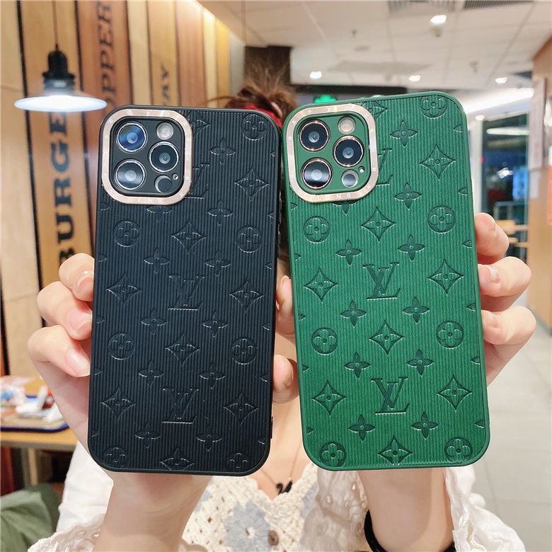 Ốp điện thoại for iPhone 14 Pro Max thêu họa tiết LV sang trọng nhiều màu sắc cho for iPhone 14 13 Pro Max 12promax 12pro 11 Xsmax