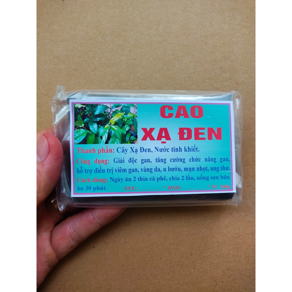 100 gam cao xạ đen