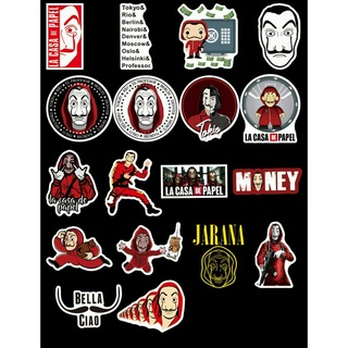 Bộ 50 Sticker La Casa De Papelth