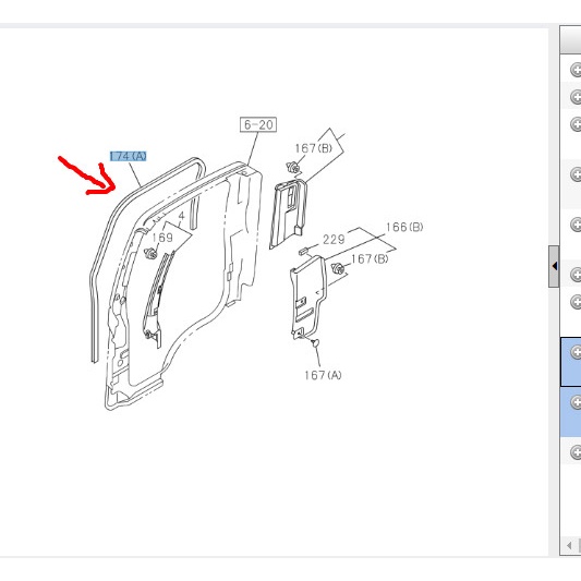 Gioăng cao su khung cửa xe ISUZU dòng N-series   hàng chính hãng