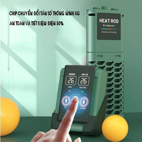 [hot sale]Sưởi bể cá PTC cảm ứng IH thông minh 5G